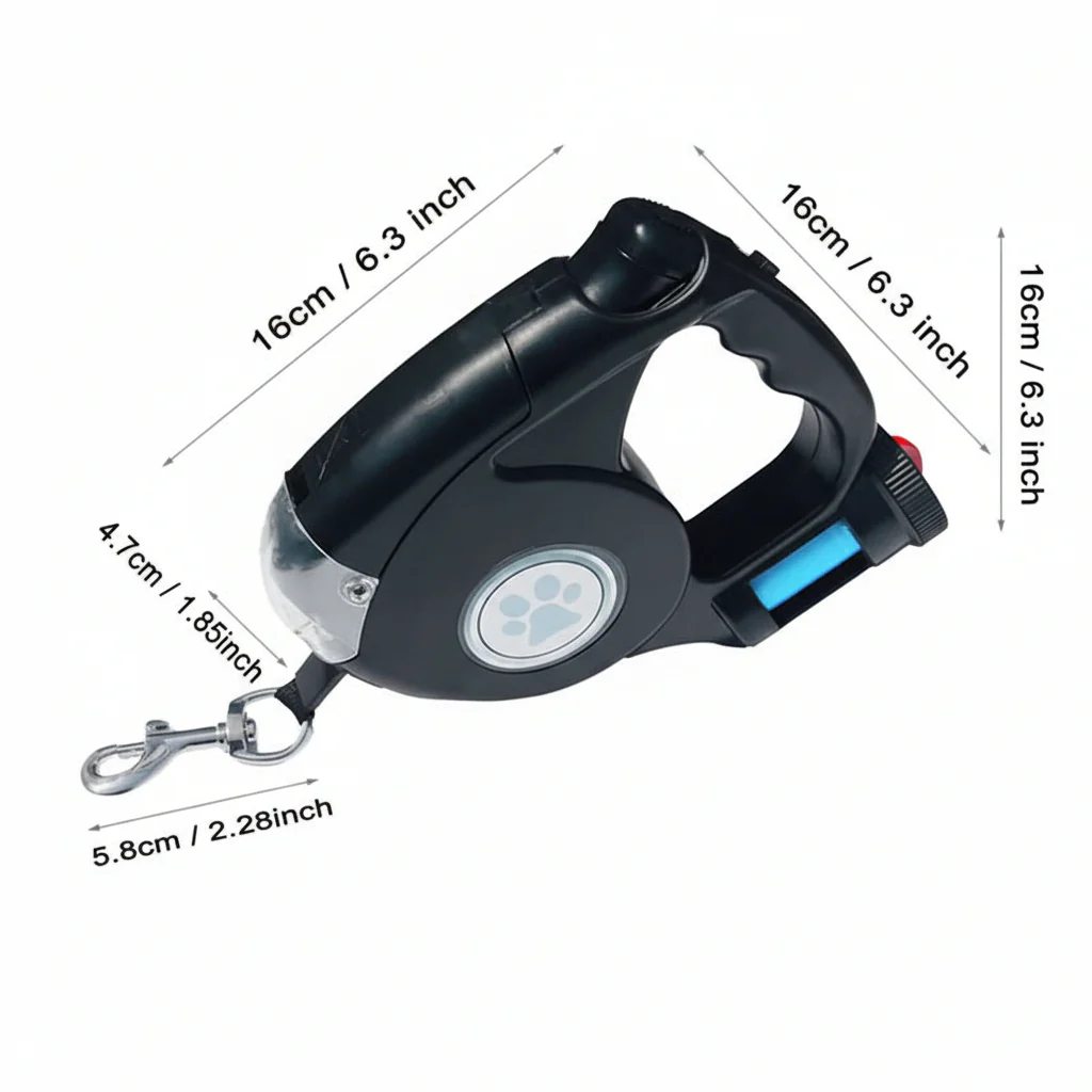 BRIGHTSTRIDE – LED Dog Leash with Integrated Flashlight for Safe Walks - Image 10