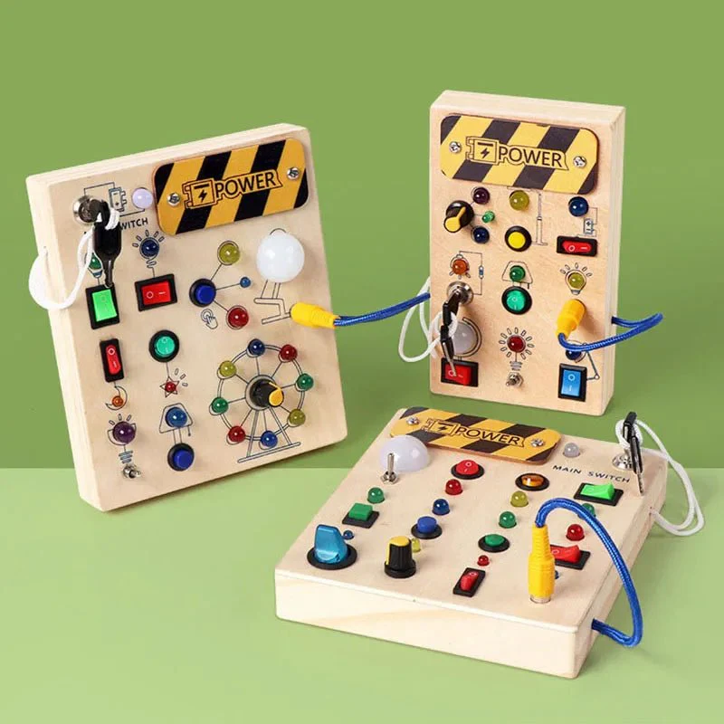 BRILLIBOARD – Luminous Wooden Board for Tactile Development & Coordination - Image 5