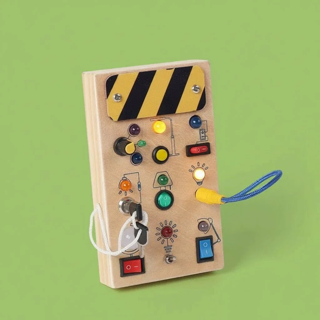 BRILLIBOARD – Luminous Wooden Board for Tactile Development & Coordination - Image 7