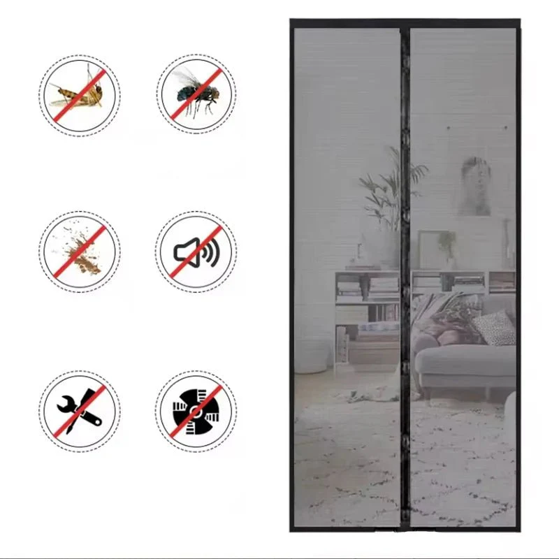 BUGLESSA – Magnetic, soft door curtain 100 cm × 210 cm - Image 3