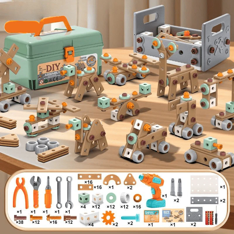 BuildMaster - 100-piece tool set for creative children aged 3 and over - Image 11
