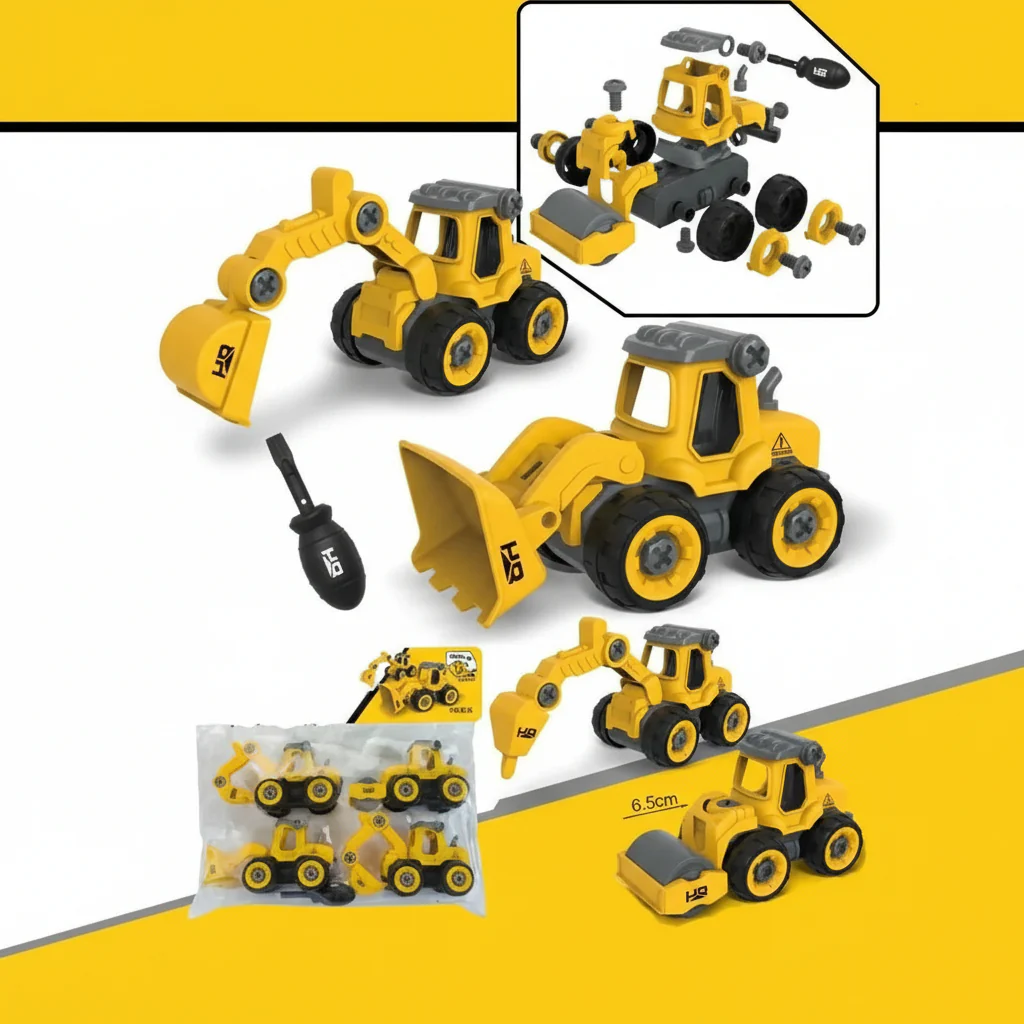 BUILDTRIQ – Electric Engineering Construction Set for Children with Screwdriver and Vehicle Parts - Image 9