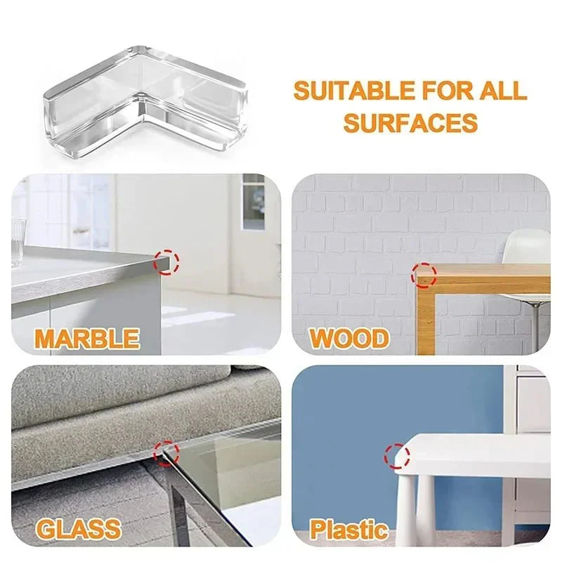 BUMPCARE – Transparent silicone corner protectors for safe edges at home - Image 7