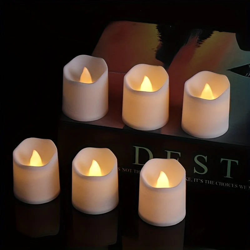 CALMCANDLE – Flameless LED tealights with warm flickering effect for safe ambiance - Image 3