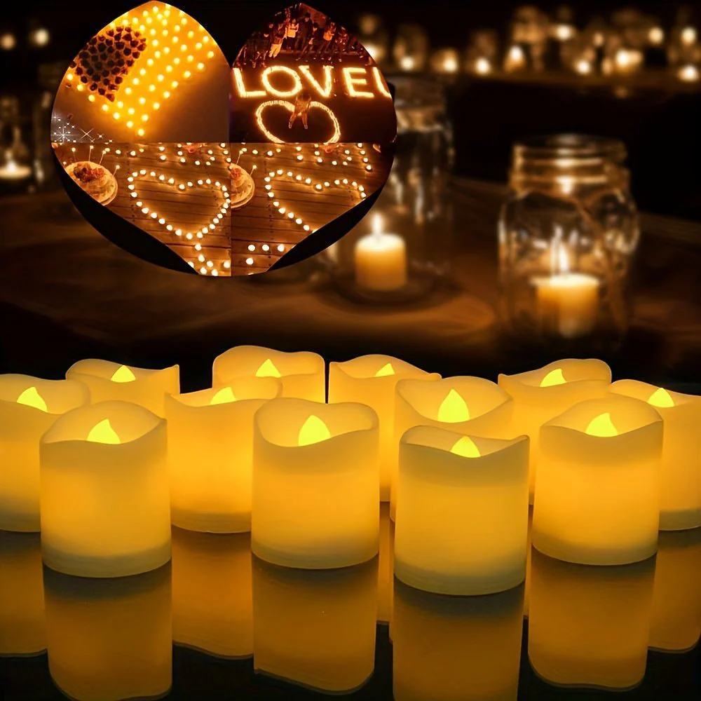 CALMCANDLE – Flameless LED tealights with warm flickering effect for safe ambiance - Image 4