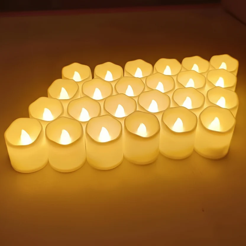 CALMCANDLE – Flameless LED tealights with warm flickering effect for safe ambiance - Image 5