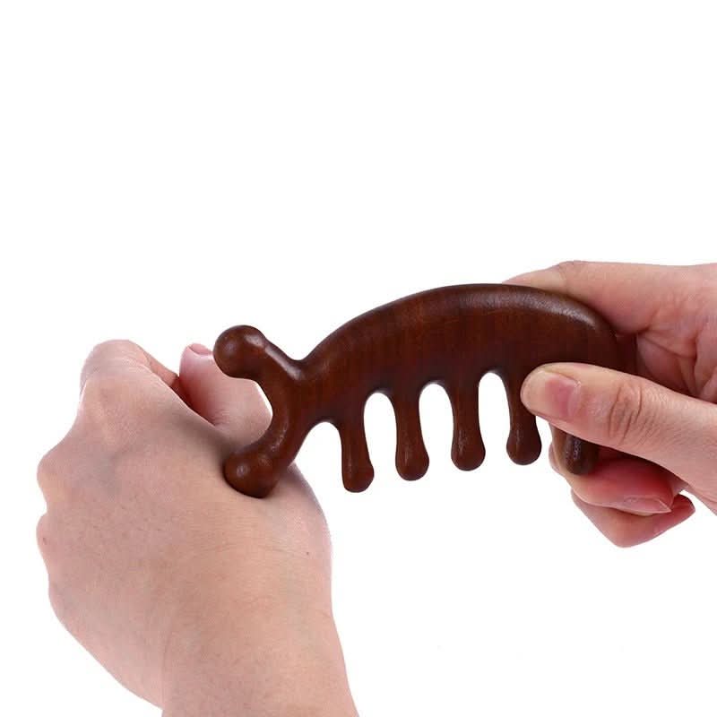 Calmcomb - Luxury Sandalwood Massage Comb | Antistatic & ideal for hair care & scalp massage - Image 6