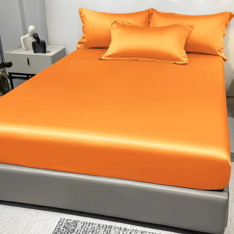 CALMERA GENTLUX – Soft Ice Silk Satin Fitted Sheet for Luxurious Comfort - Image 10