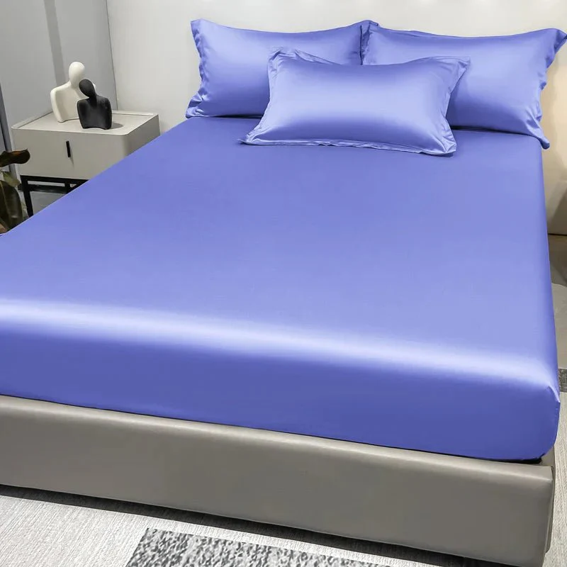 CALMERA GENTLUX – Soft Ice Silk Satin Fitted Sheet for Luxurious Comfort - Image 11