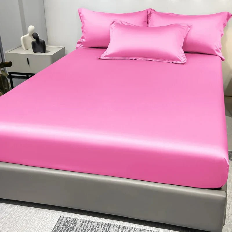 CALMERA GENTLUX – Soft Ice Silk Satin Fitted Sheet for Luxurious Comfort - Image 14