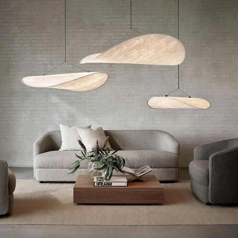 CALMLANTERN – Pendant lamp made of Japandi silk with LED-friendly design - Image 6