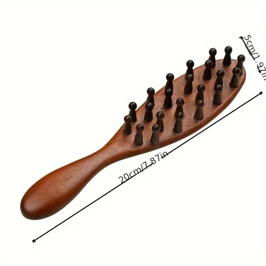 CALMROOT – Rosewood Massage Comb for Scalp Stimulation & Relaxation - Image 5