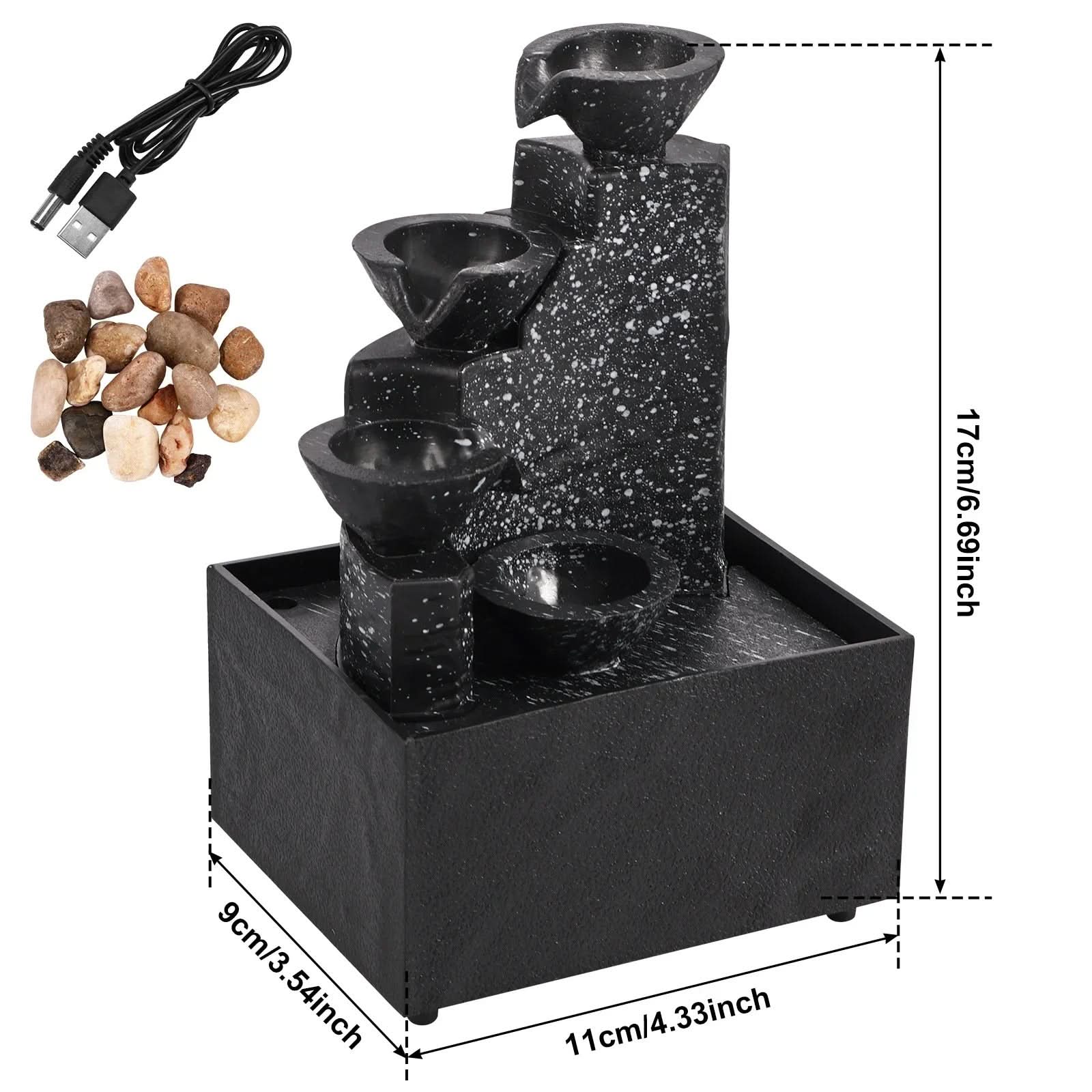 CALMSTREAM – Soothing Table Waterfall Fountain for Relaxation - Image 9