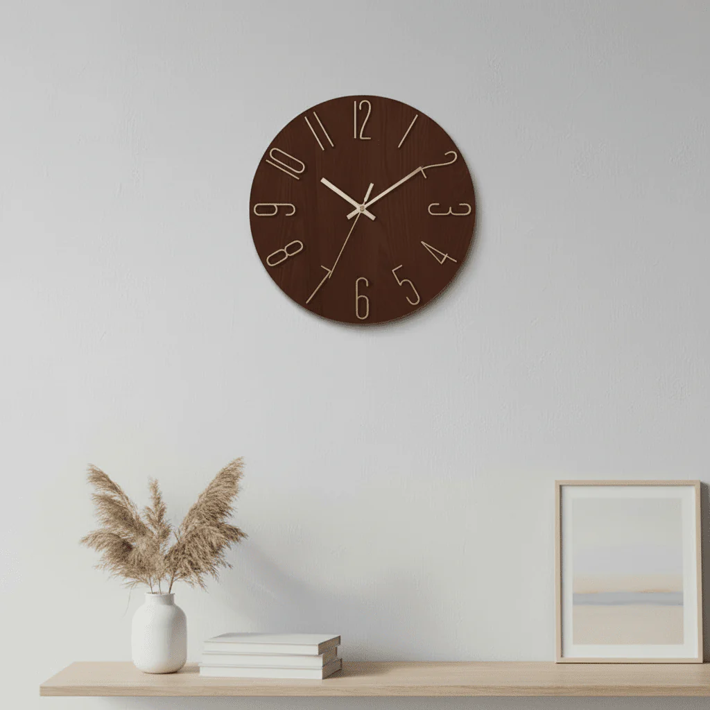 CALMTIME – Modern simple wall clock with silent movement mechanism - Image 3