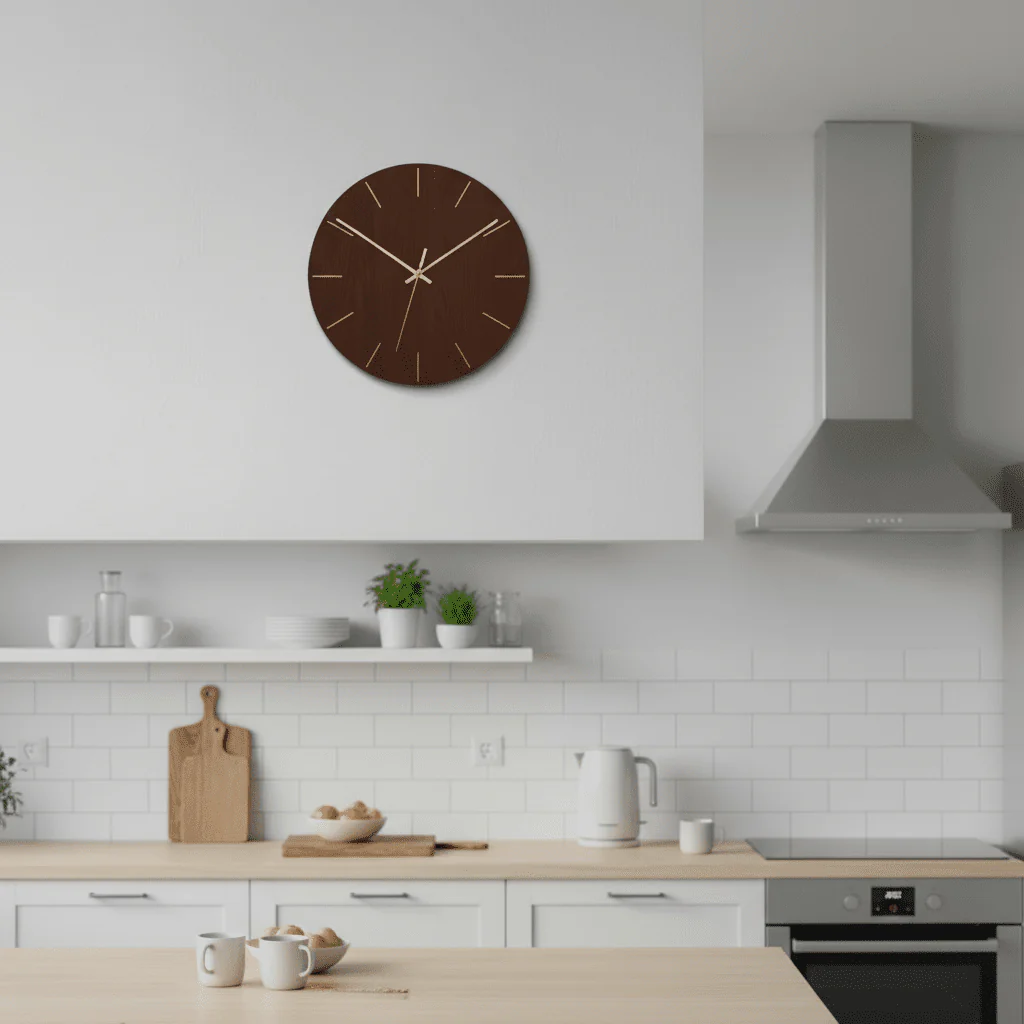 CALMTIME – Modern simple wall clock with silent movement mechanism - Image 4