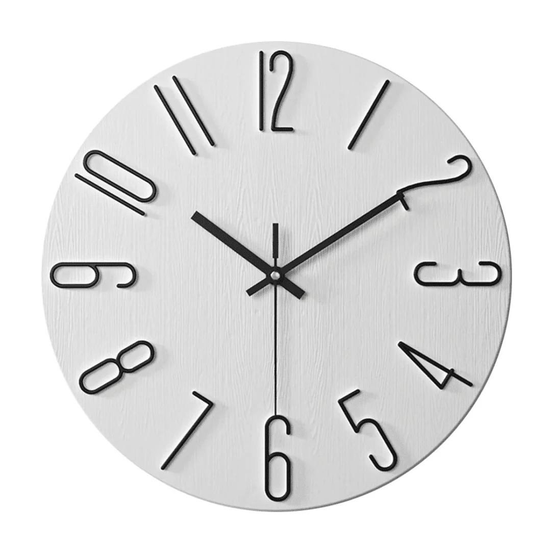 CALMTIME – Modern simple wall clock with silent movement mechanism - Image 6