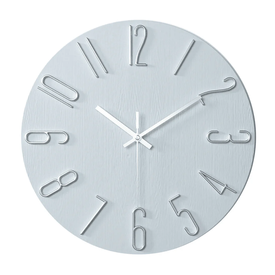 CALMTIME – Modern simple wall clock with silent movement mechanism - Image 7