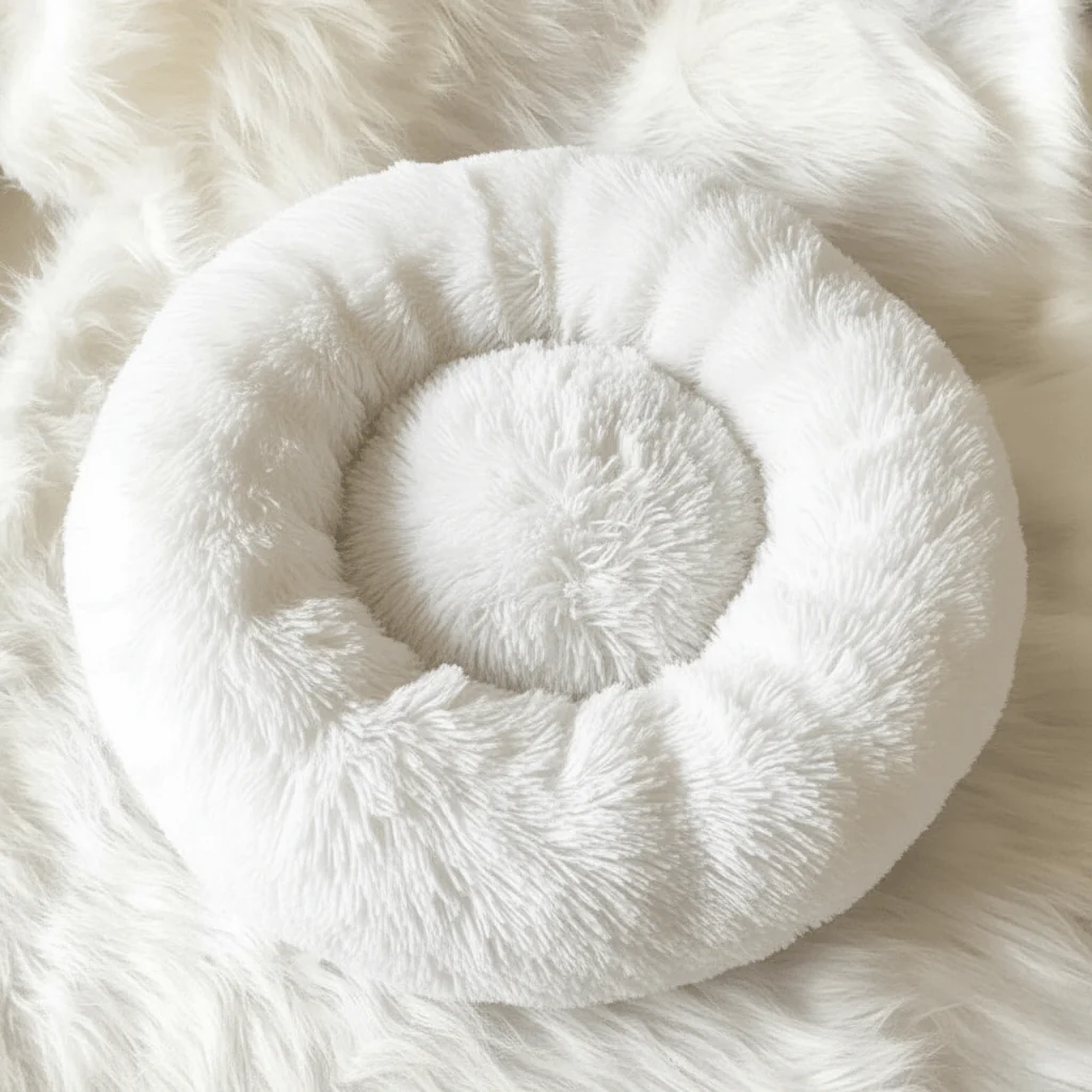 CALMVIA – Soothing Faux Fur Dog Bed for Relaxed & Cozy Sleep - Image 10
