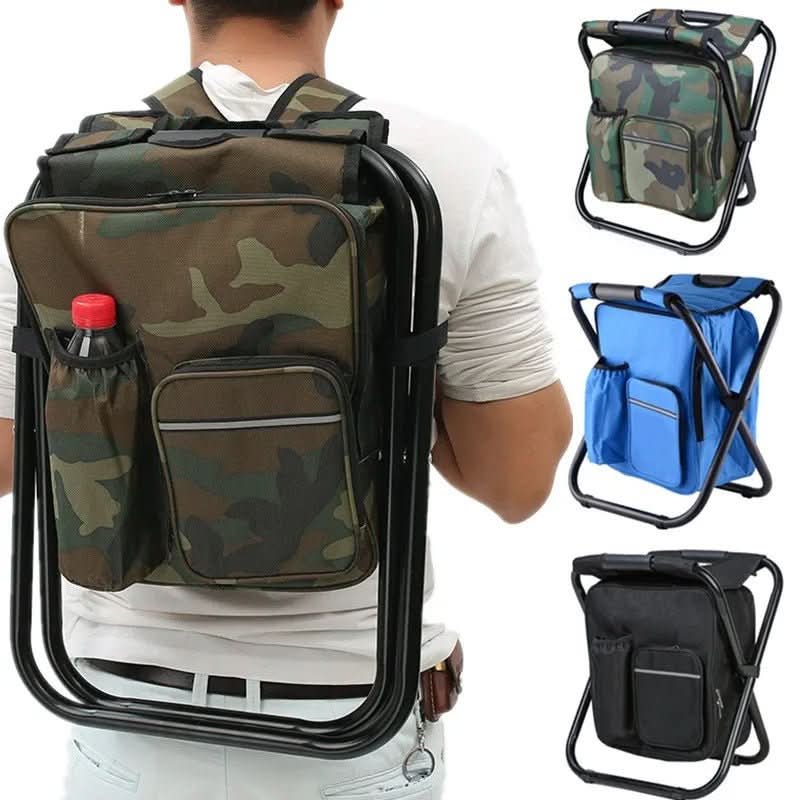 CAMOCHAIR PACK - 3-in-1 camouflage rucksack with folding chair & cooler compartment - Image 11