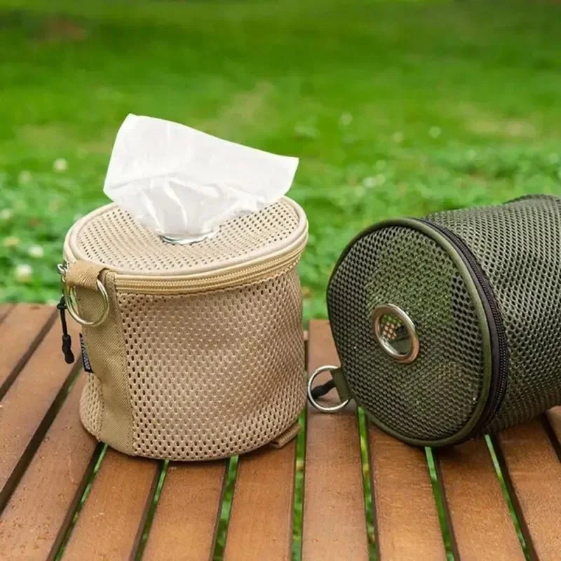 CAMPCARE – Portable Toilet Paper Holder for Outdoor Camping, Compact and Practical - Image 3