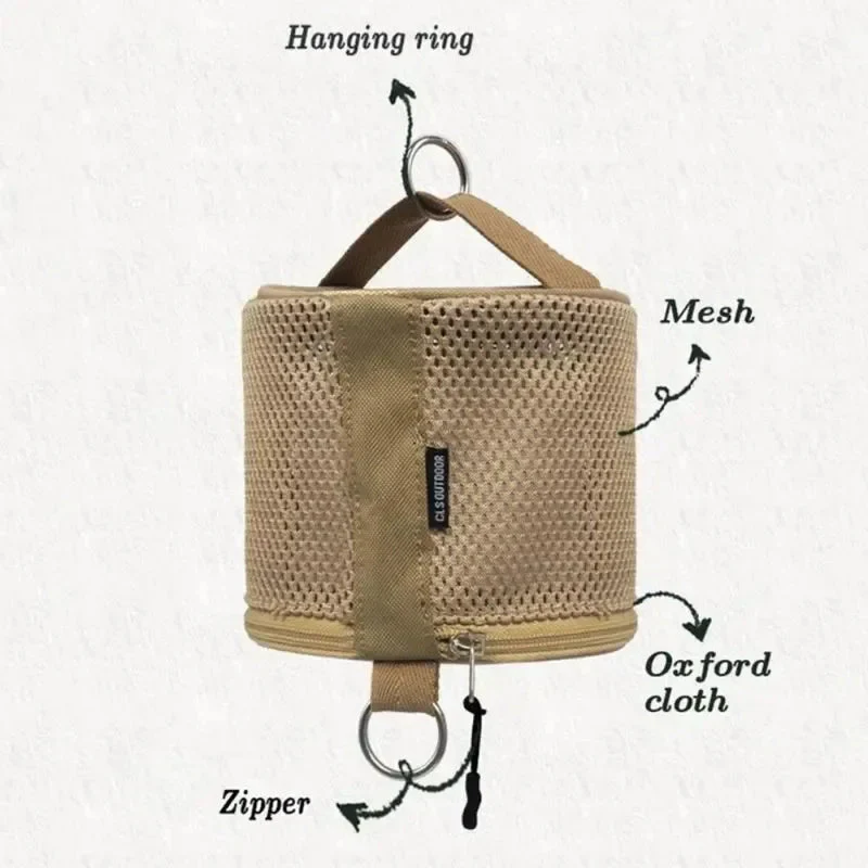 CAMPCARE – Portable Toilet Paper Holder for Outdoor Camping, Compact and Practical - Image 7