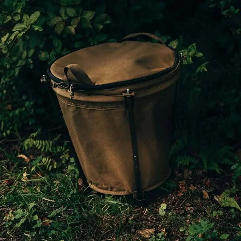 CAMPTRASH BIN - Foldable camping bin made of Oxford fabric with 20 litre capacity & PVC lining - Image 4