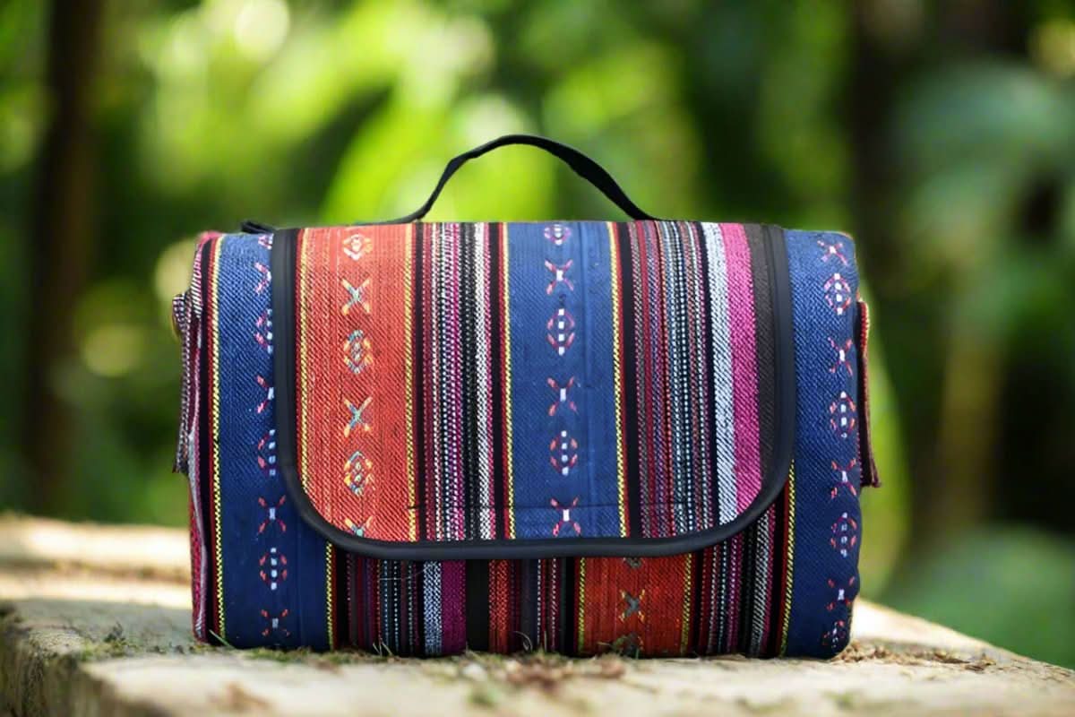 CAMPVIBE BLANKET - Waterproof picnic mat in ethnic style for camping & outdoor comfort - Image 11