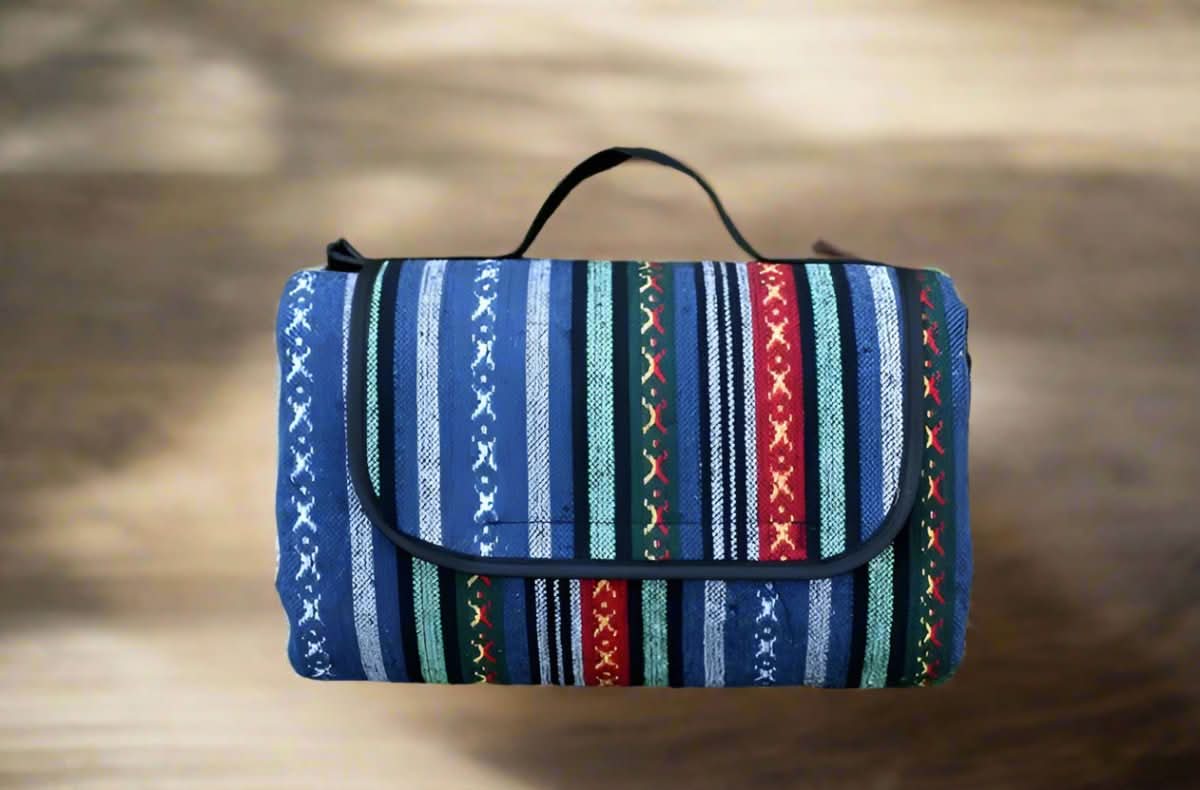 CAMPVIBE BLANKET - Waterproof picnic mat in ethnic style for camping & outdoor comfort - Image 12