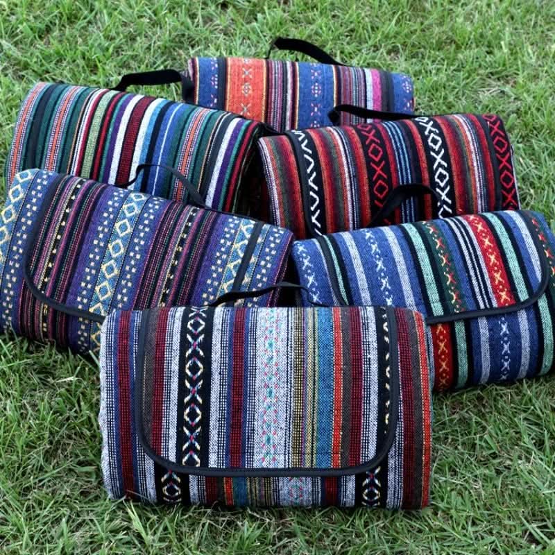 CAMPVIBE BLANKET - Waterproof picnic mat in ethnic style for camping & outdoor comfort - Image 3