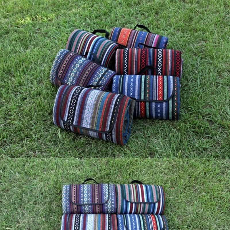 CAMPVIBE BLANKET - Waterproof picnic mat in ethnic style for camping & outdoor comfort - Image 8