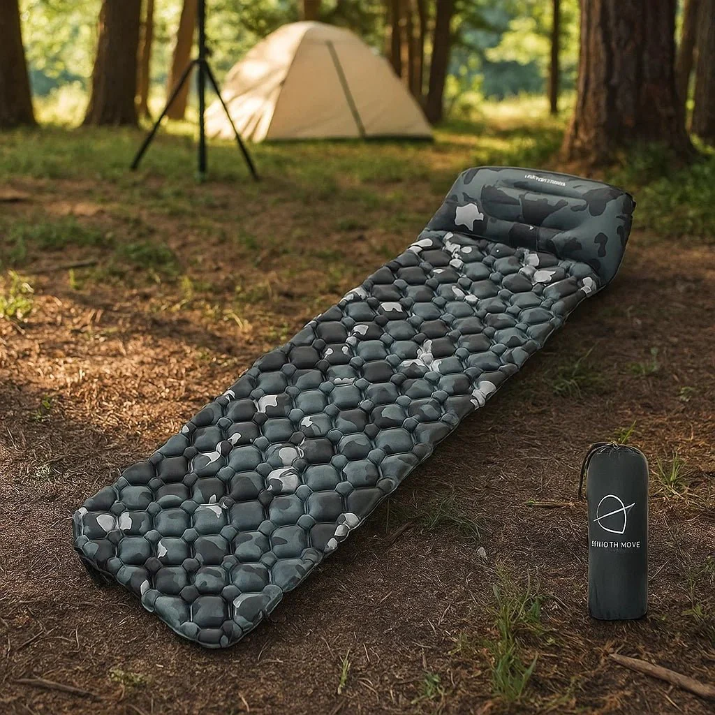 CAMPZEE – Ultralight sleeping pad for camping with quick inflation function, water resistance & durable design - Image 3
