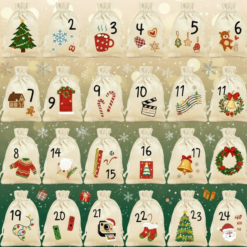 CANDIBAG – 24 candy bags for sweet Advent surprises - Image 6