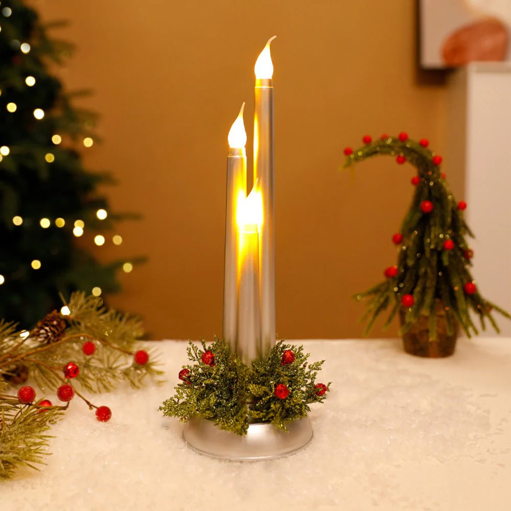 CANDLEX – Flameless LED Christmas Candles with Realistic Flickering Light - Image 3
