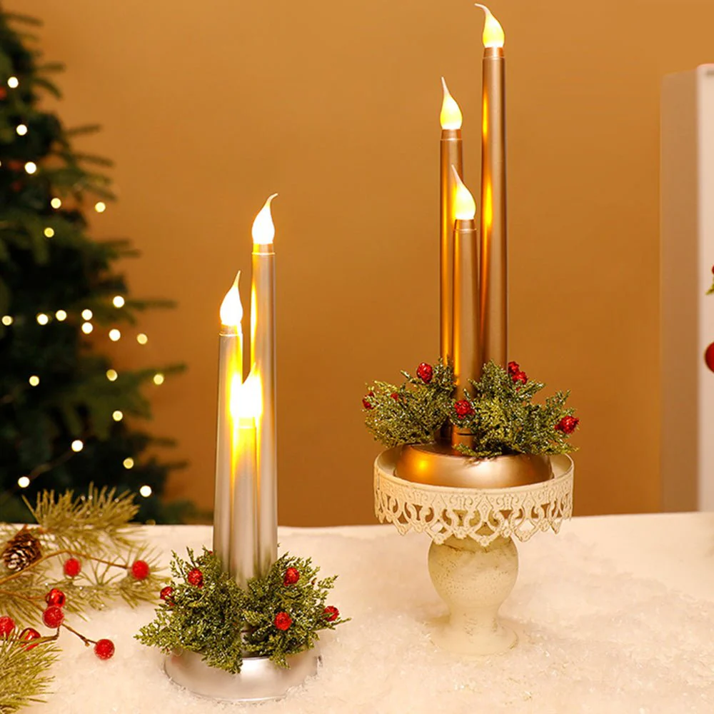 CANDLEX – Flameless LED Christmas Candles with Realistic Flickering Light - Image 4