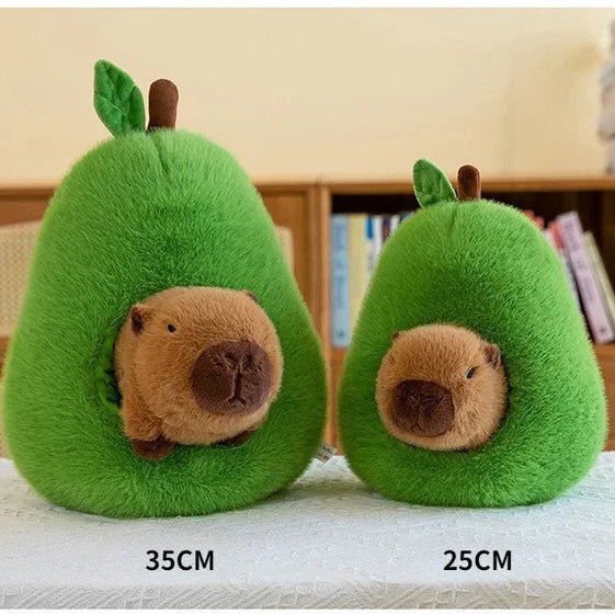 CAPYCOZY – 2-in-1 Plush Toy Baby Avocado Capybara Stuffed Animals for Children - Image 6