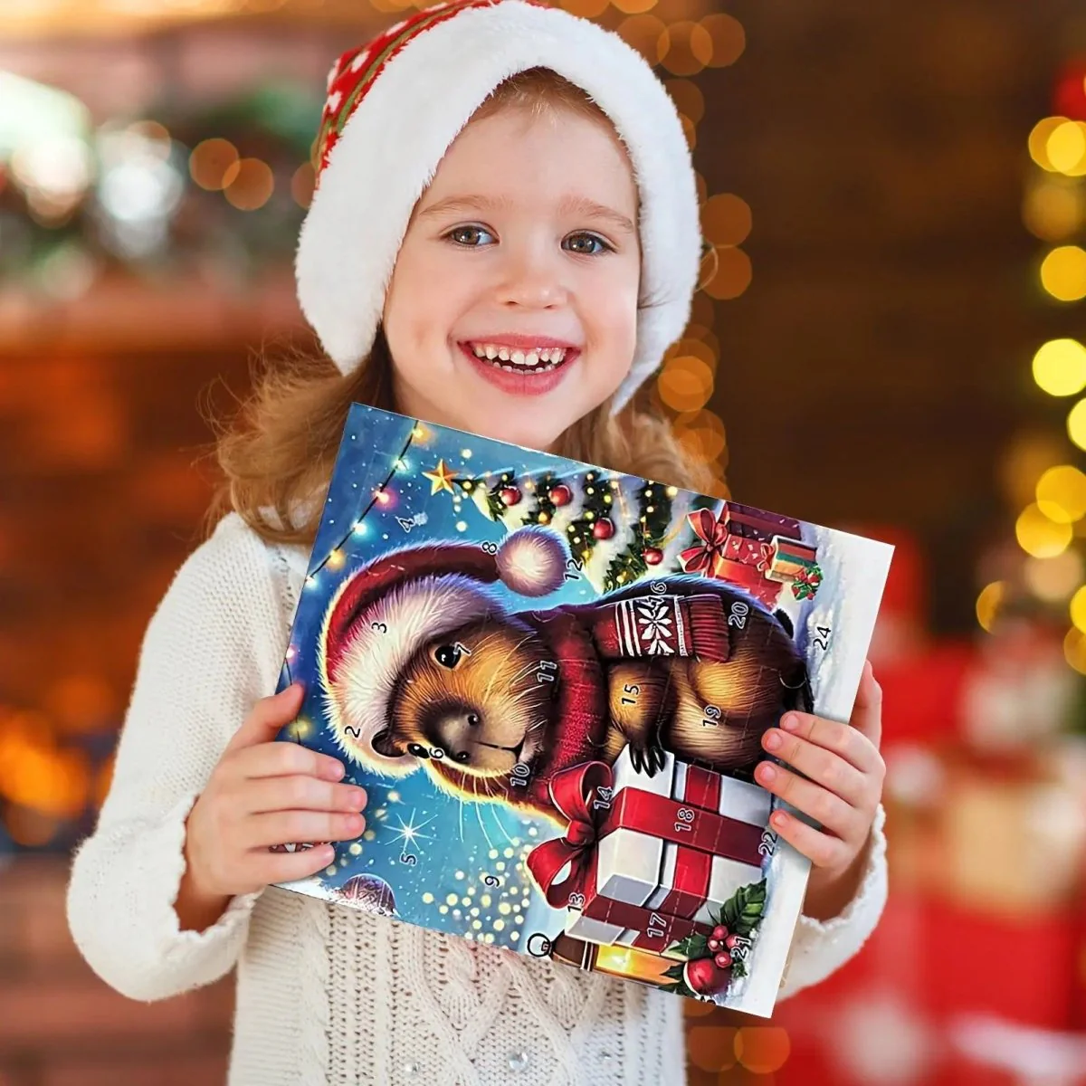 CAPYSMILE 2025 – Cute Christmas Countdown Calendar for Children - Image 2