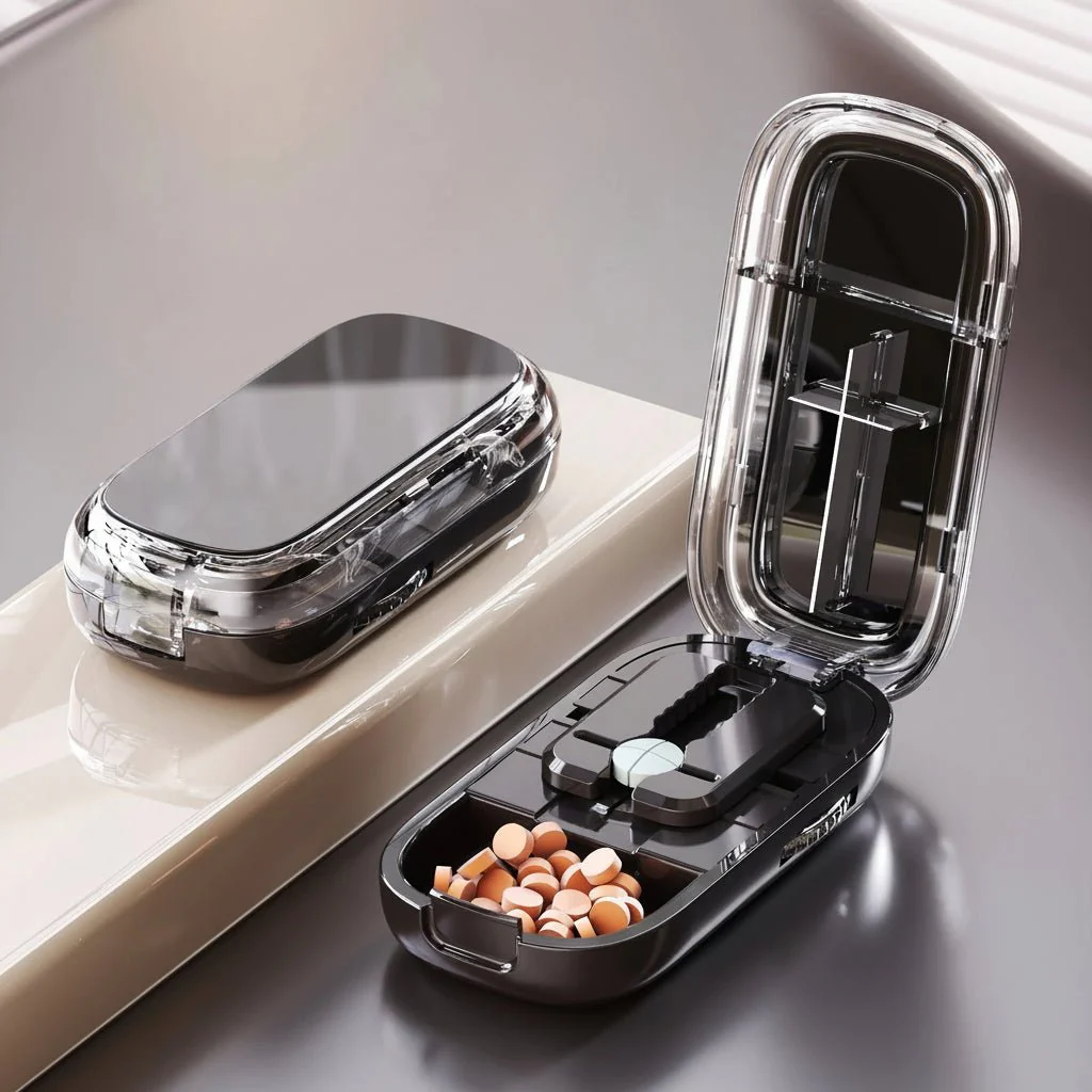 CAREEDGE – Safe Pill Cutter with Invisible Storage Box - Image 2