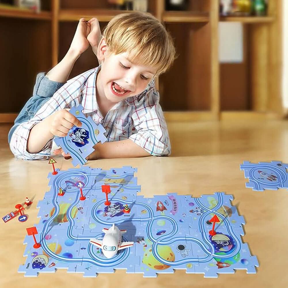 CarPuzzle - Creative race track puzzle with car for action-packed fun - Image 4