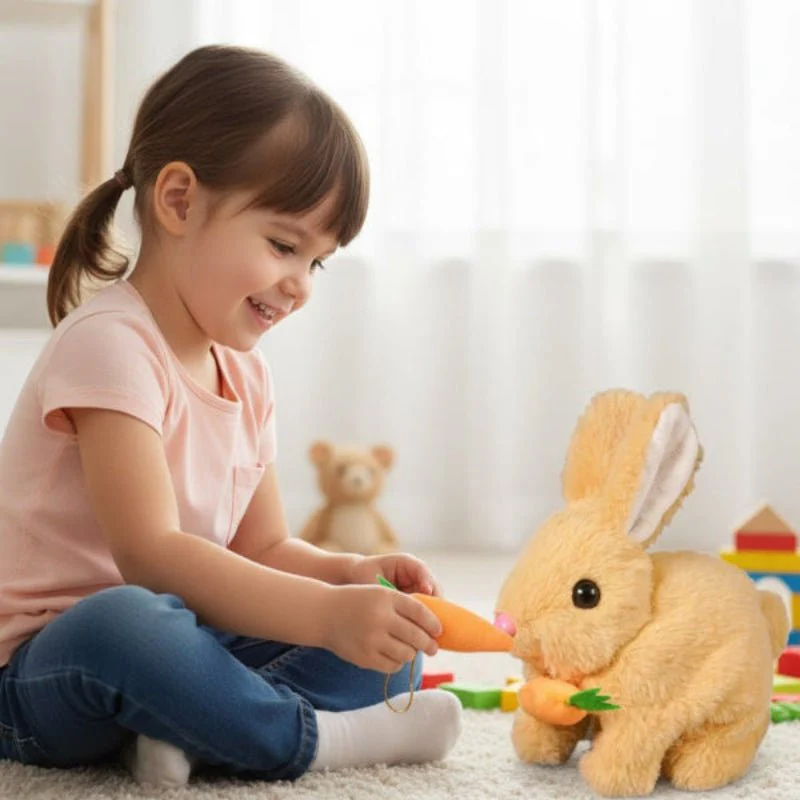 CARROTTAIL – Electric plush rabbit that walks, wiggles & wags its tail - Image 4