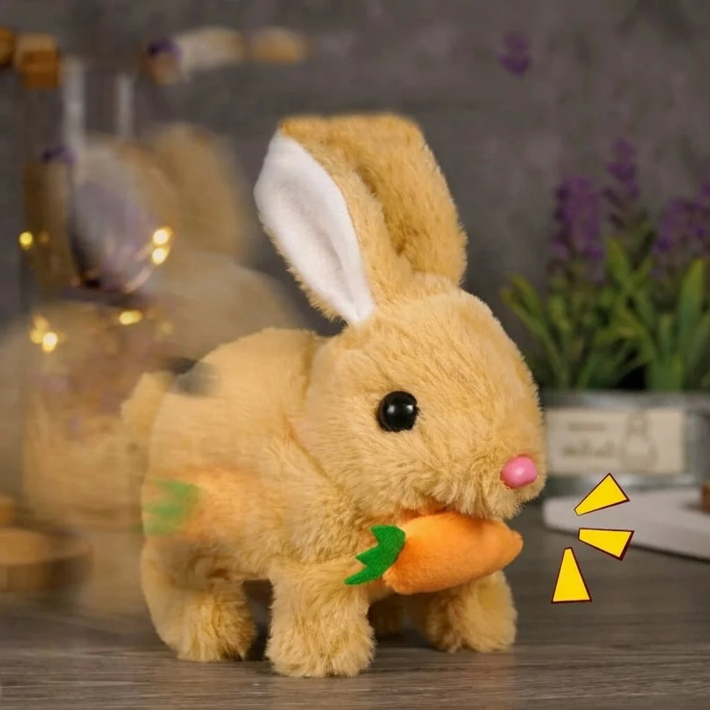 CARROTTAIL – Electric plush rabbit that walks, wiggles & wags its tail - Image 5