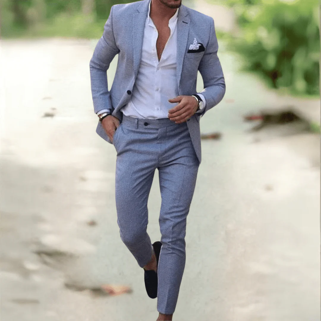 Carvelli Suit – Elegant Men's Suit Set in Slim Fit for Business & Events - Image 2