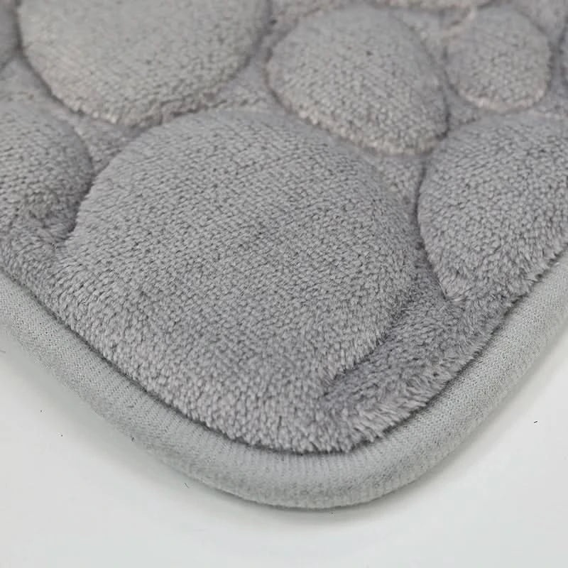 CasaBath – 3-piece bathroom mat set made of microfiber, non-slip & absorbent - Image 6