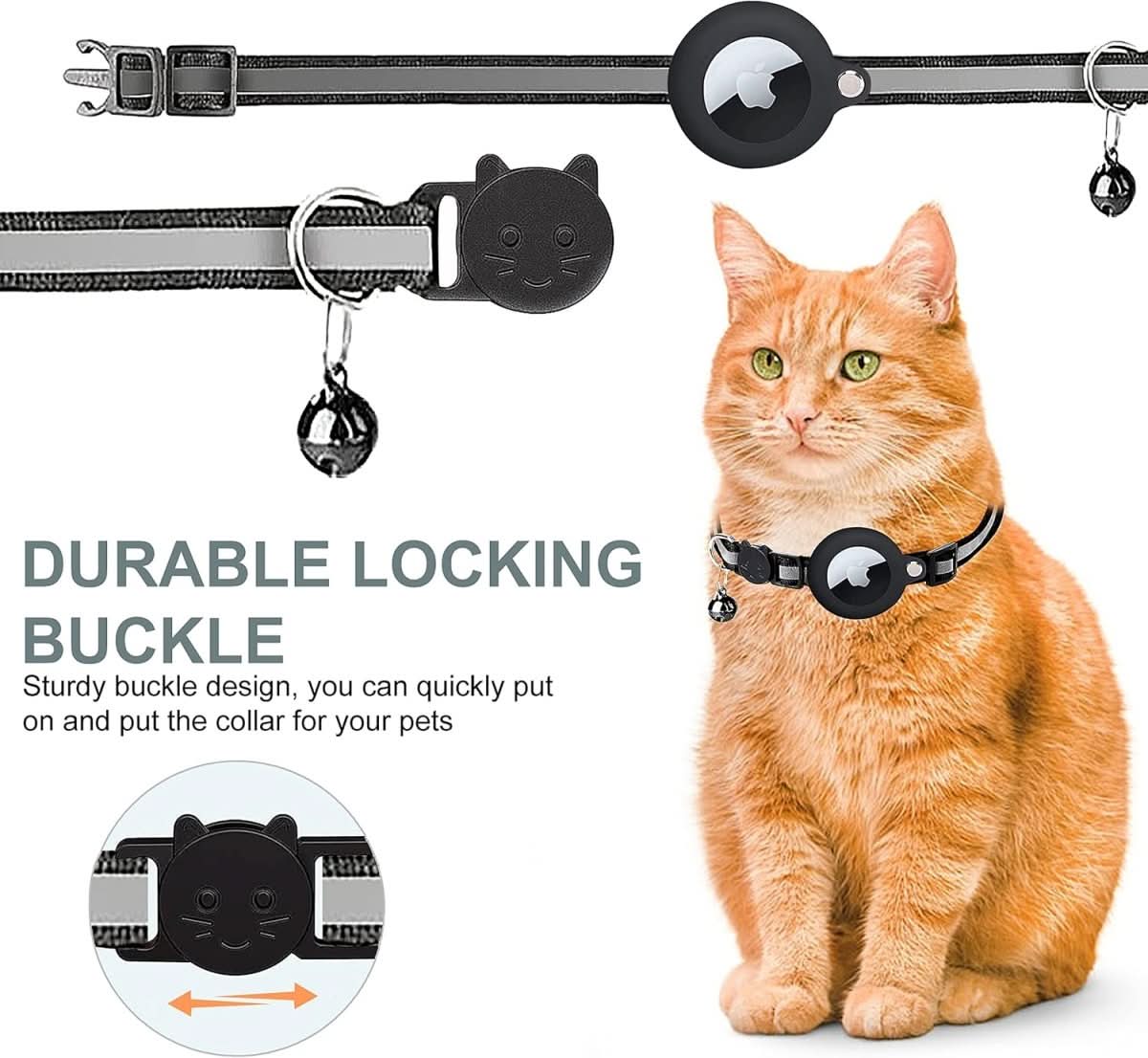 CATGUARD – GPS Collar for Cats with Reflective Design - Image 4