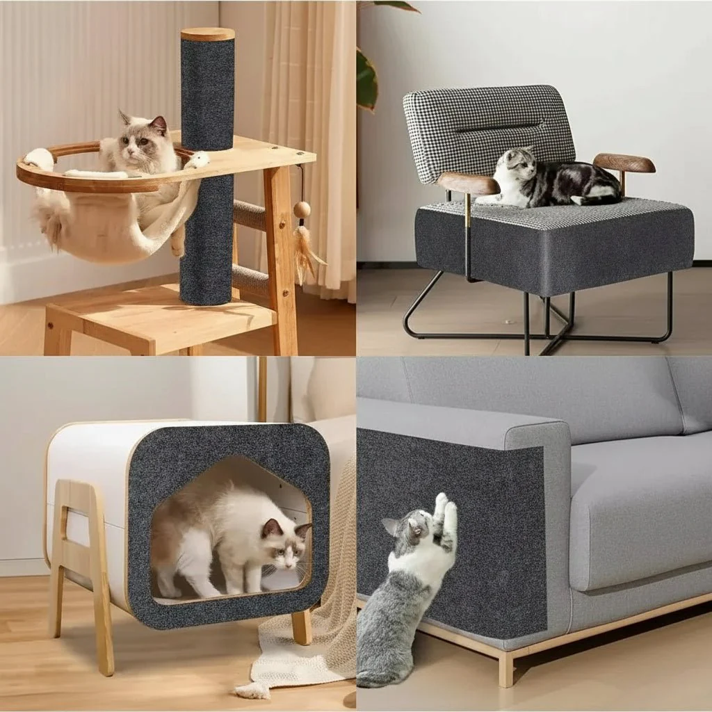 CATSTICKSHIELD – Self-adhesive protective plate for cats to protect furniture, walls & carpets - Image 4