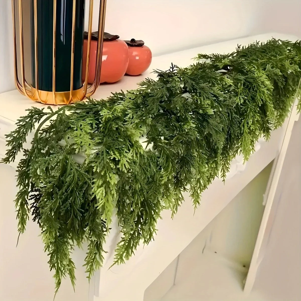 CEDAR LINE – Handmade Christmas Garland with Lush Cedar Needles - Image 7