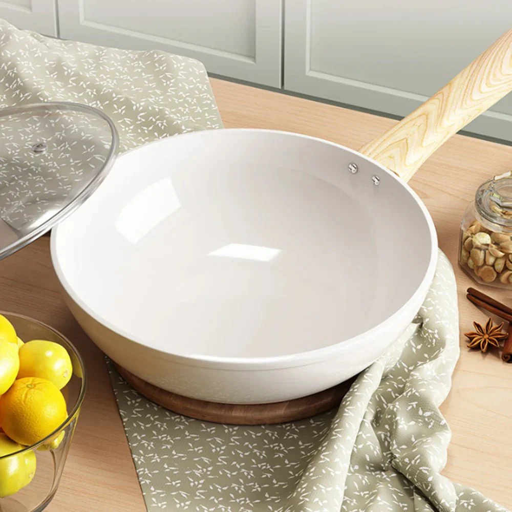 CERAMIQON – 30 cm ceramic non-stick pan with deep shape for gas & induction cookers - Image 3