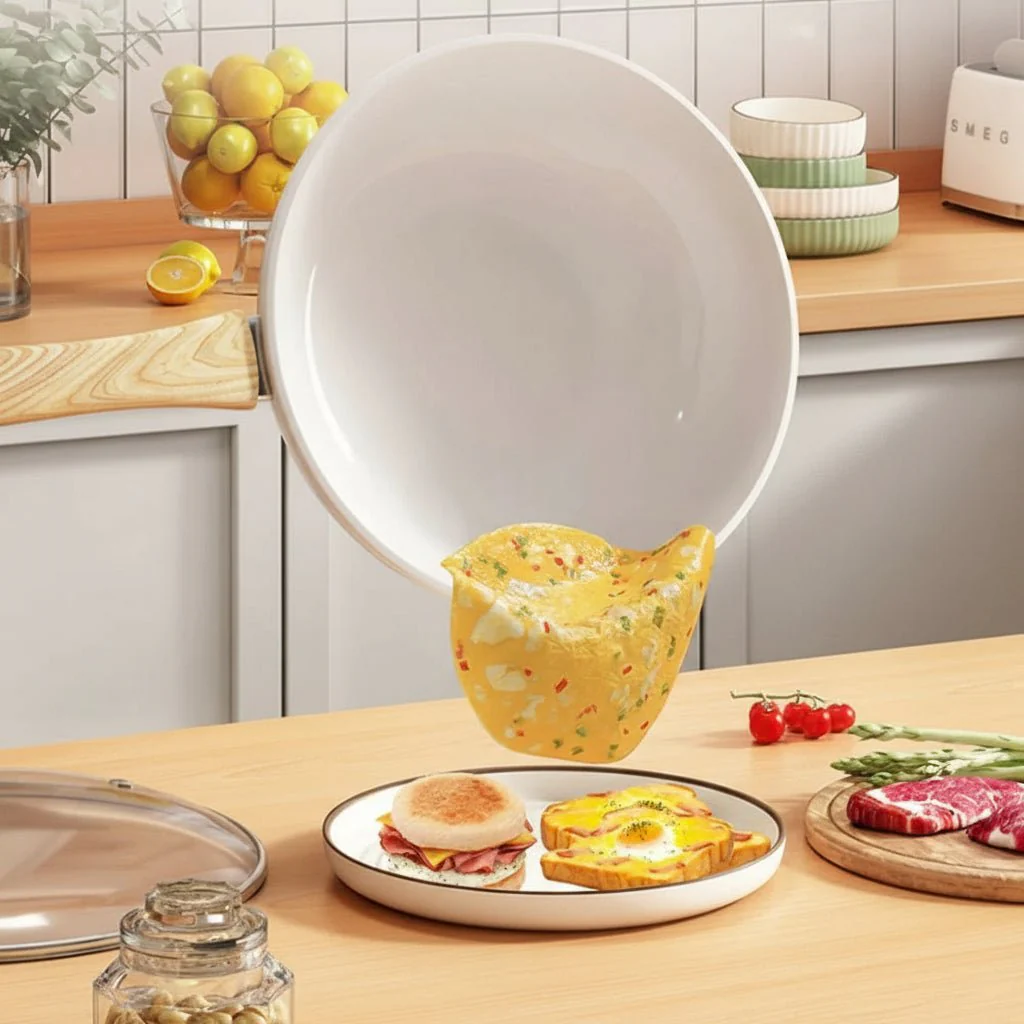 CERAMIQON – 30 cm ceramic non-stick pan with deep shape for gas & induction cookers - Image 4