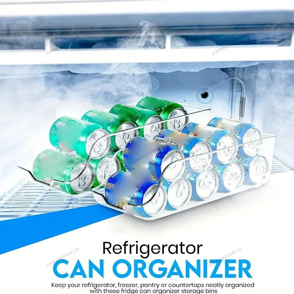 CHILLRAIL – Compact Can Organizer for Refrigerator & Freezer Compartment - Image 3
