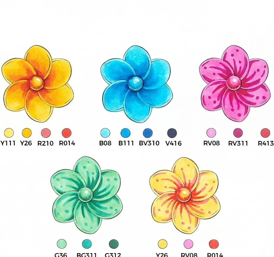 CHROMAFLEX – Pen set with 48 vibrant inks for sketching and shading - Image 5