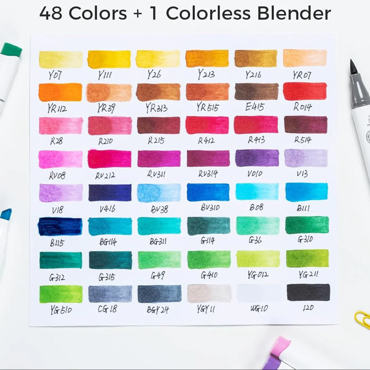 CHROMAFLEX – Pen set with 48 vibrant inks for sketching and shading - Image 7